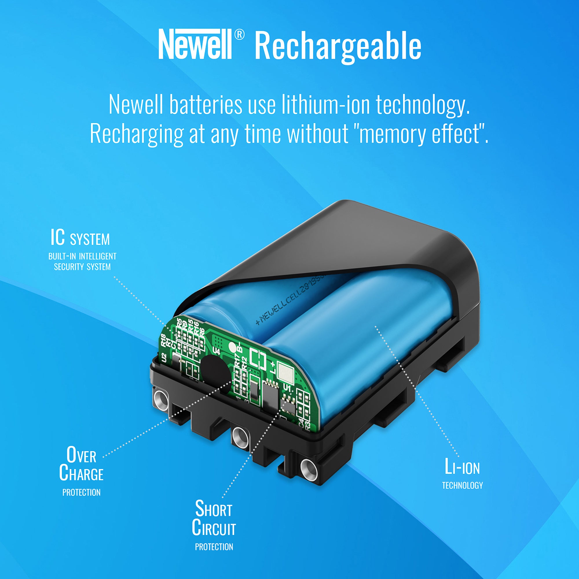 Newell Battery Pack BP-V47 SLIM V-Mount with USB and D-Tap. LED Charge Level Display
