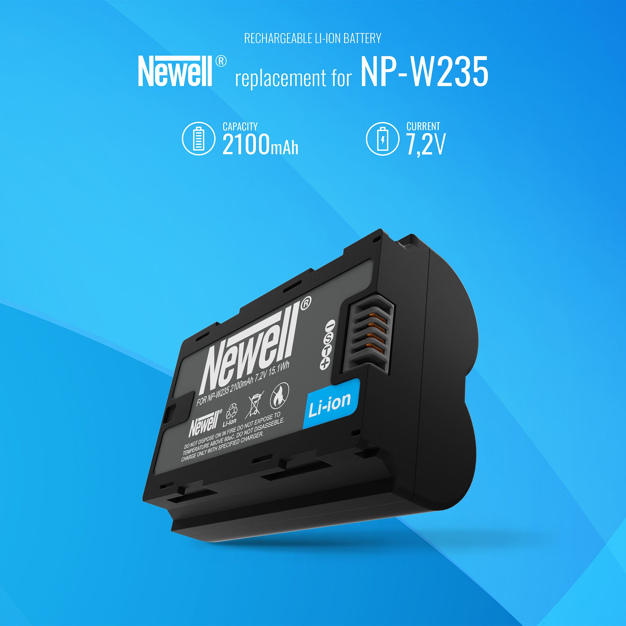 Newell rechargeable battery NP-W235