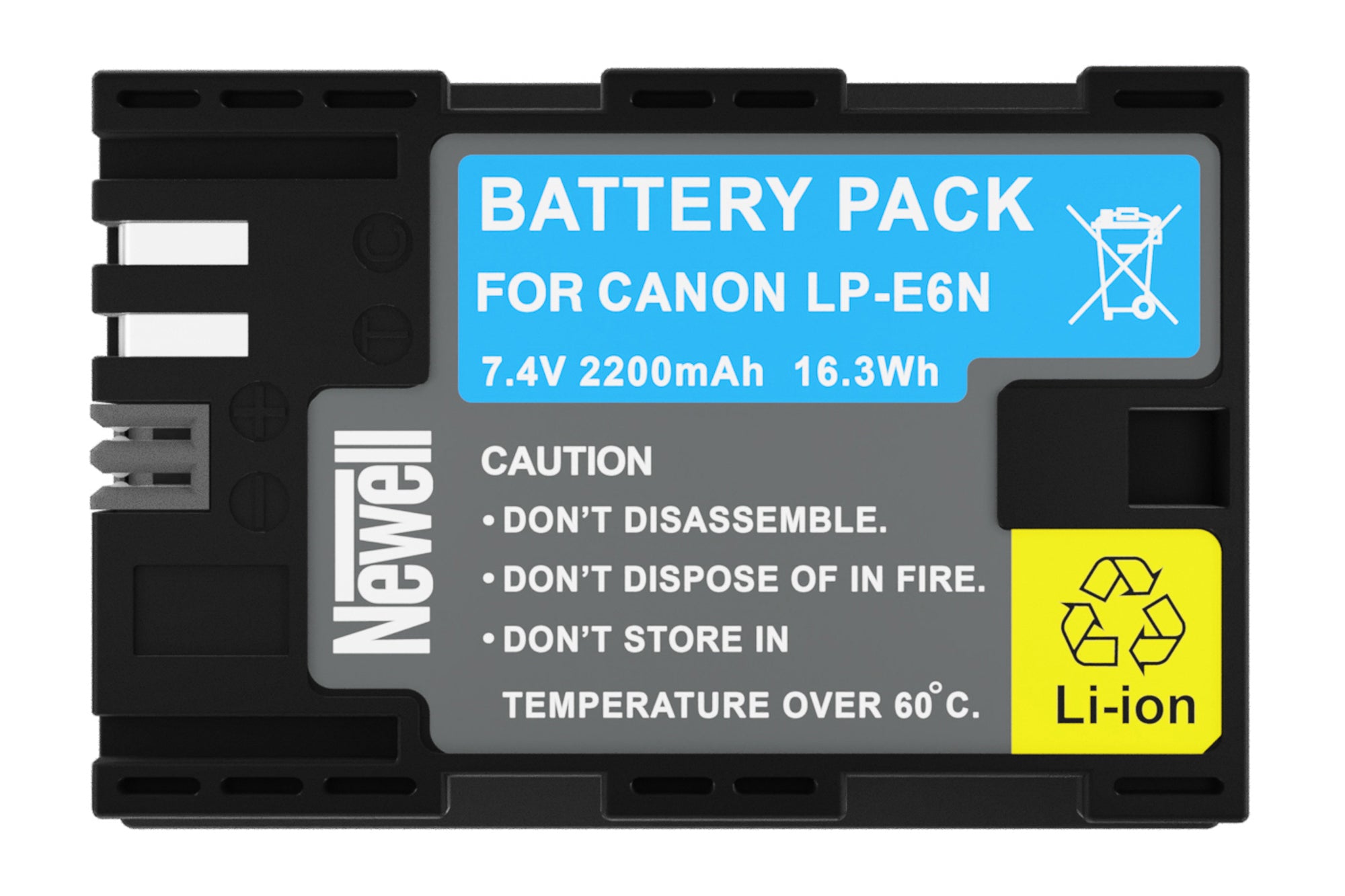 Newell DL-USB-C charger and 2x LP-E6N batteries for Canon