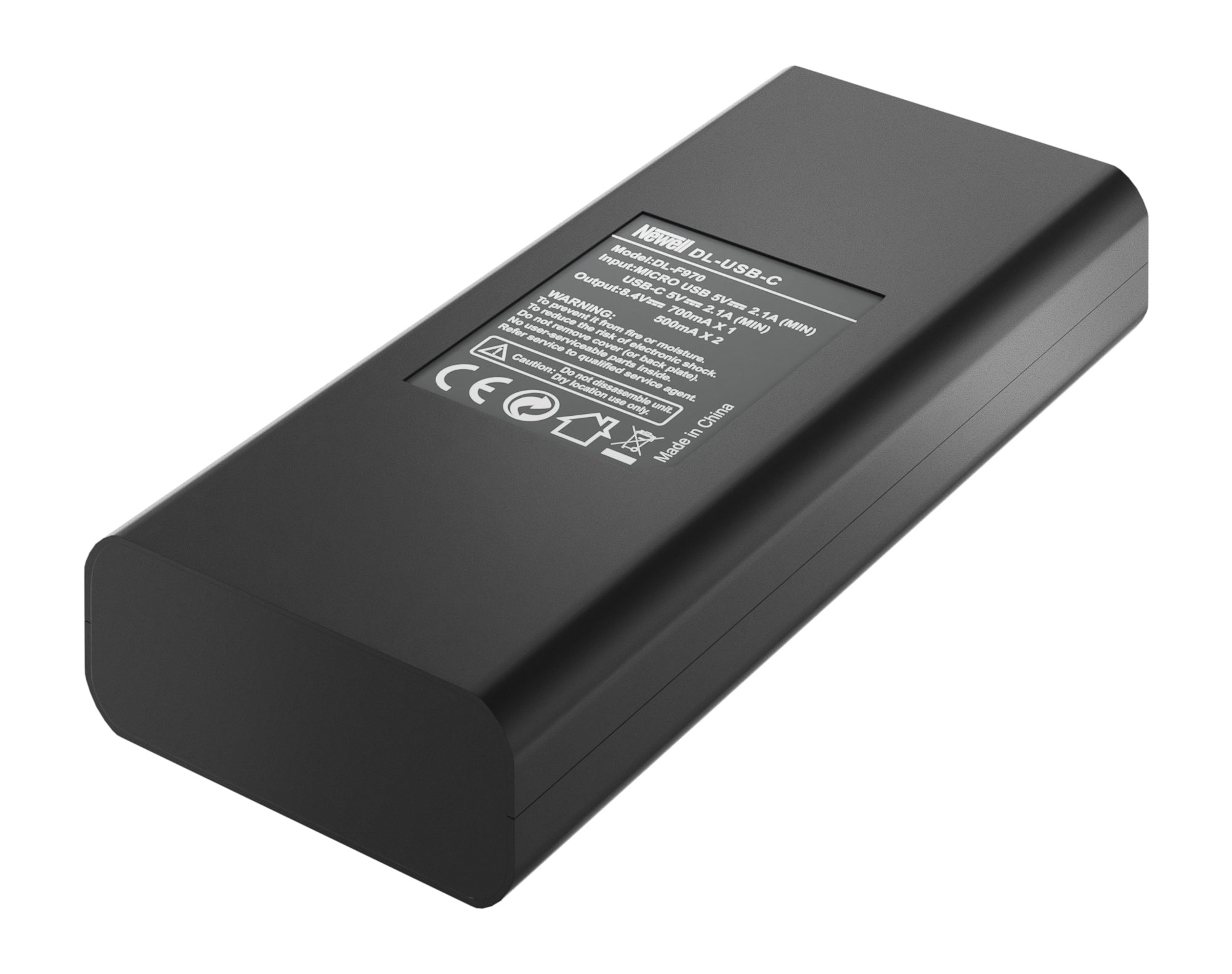 Newell DL-USB-C charger and 1x NP-F570 battery for Sony 2600mAh / 19.24Wh