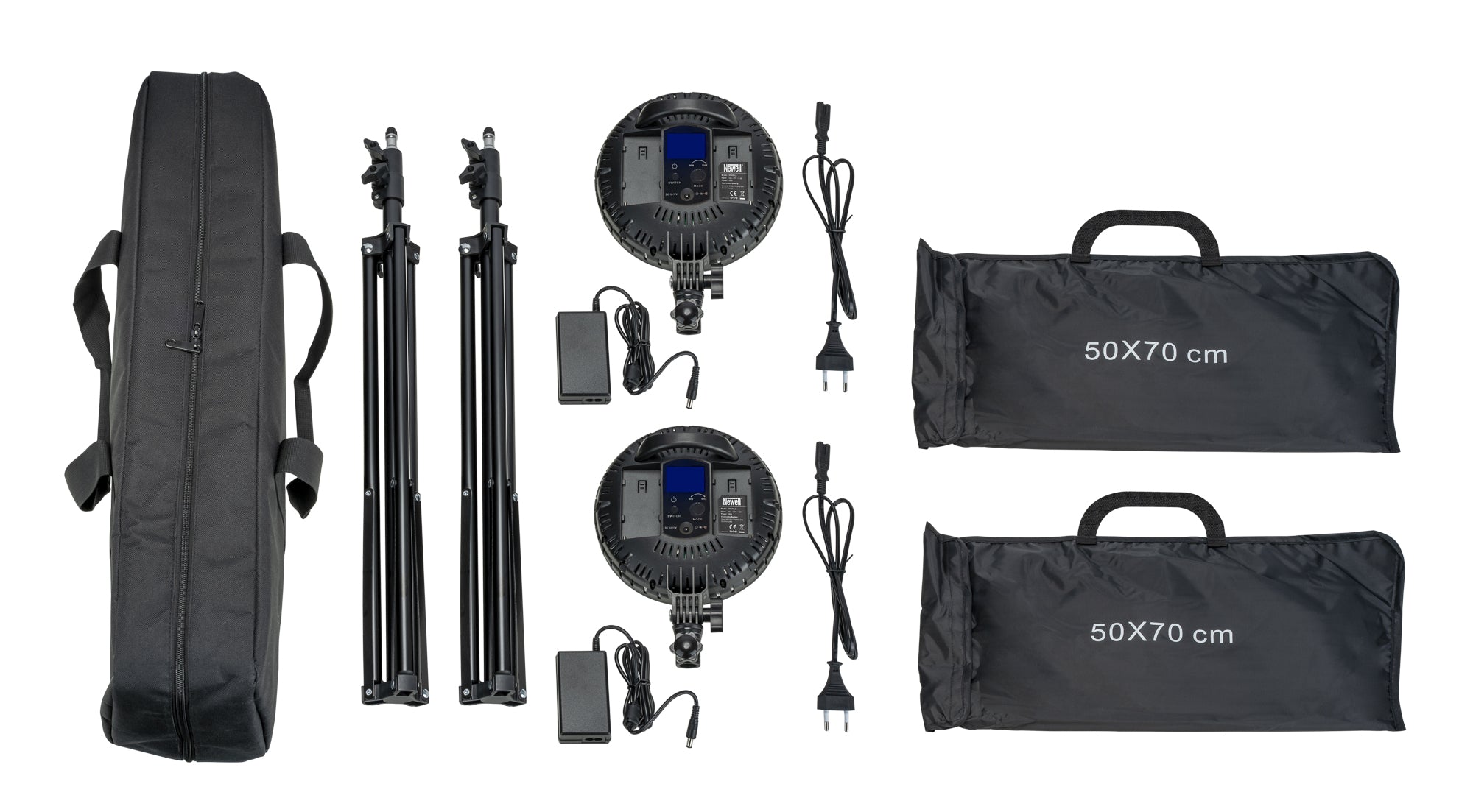 Newell Sparkle LED lighting kit for product photography