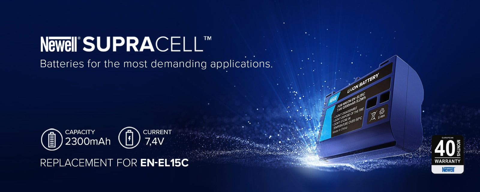 Newell SupraCell Battery EN-EL15C