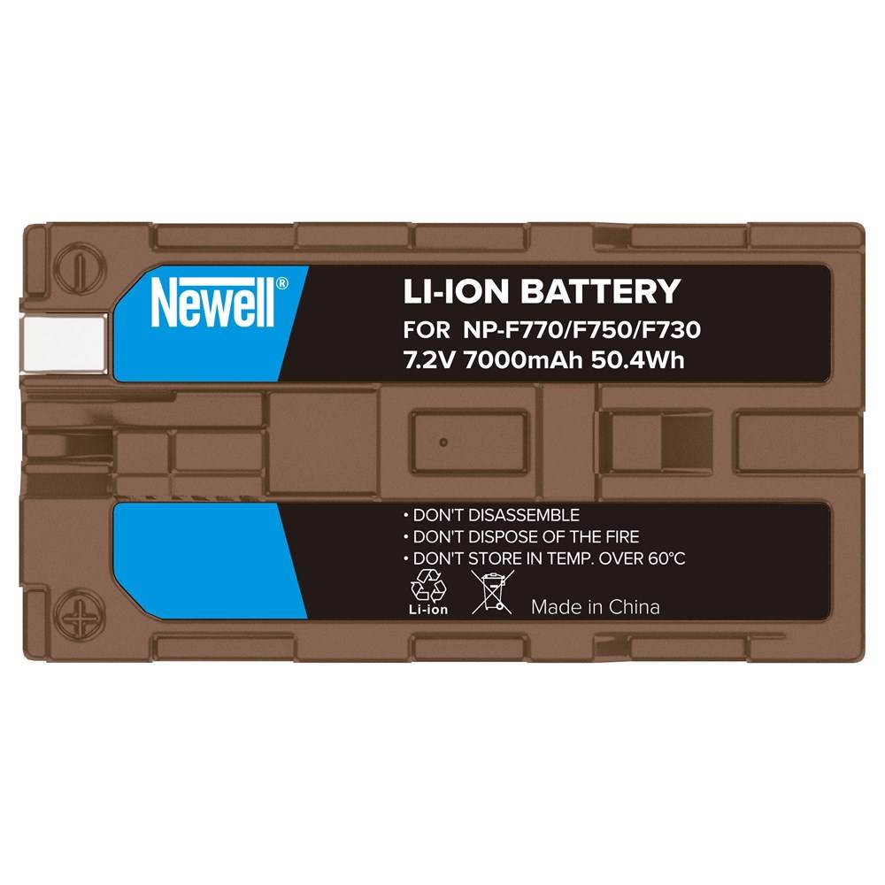 Newell Battery NP-F770 with USB-C onboard recharge (7000mAh / 50.4Wh)