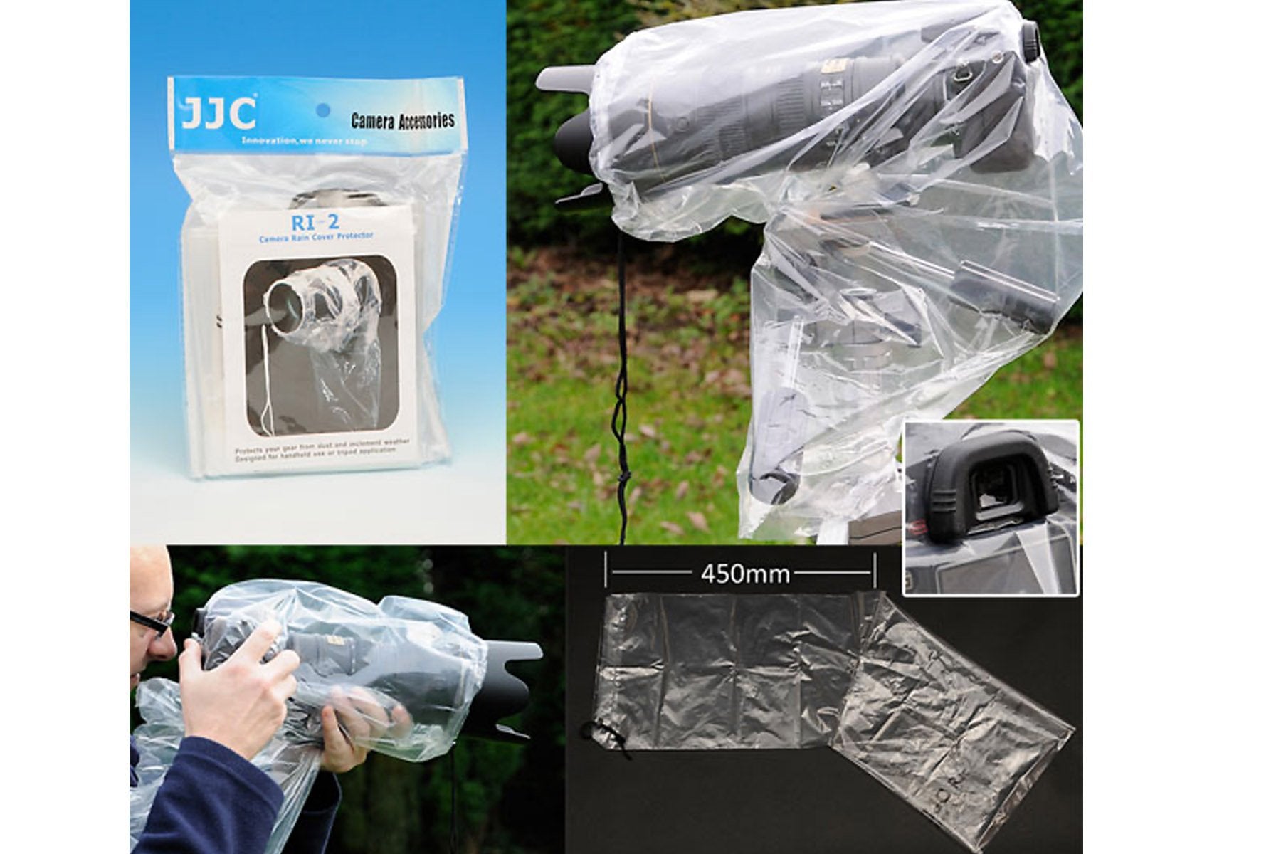Disposable Raincover for DSLR  ( Pack of 2)
