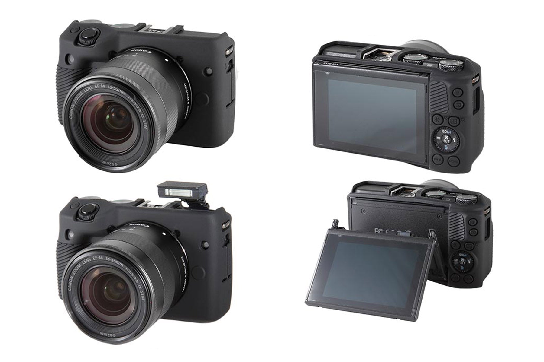 EasyCover Camera Case for Canon EOS M3 (Black)