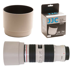 JJC LH-74 White Lens Hood for Canon EF 70-200 f4L IS USM & EF 70-200mmf4L USM replace ET-74