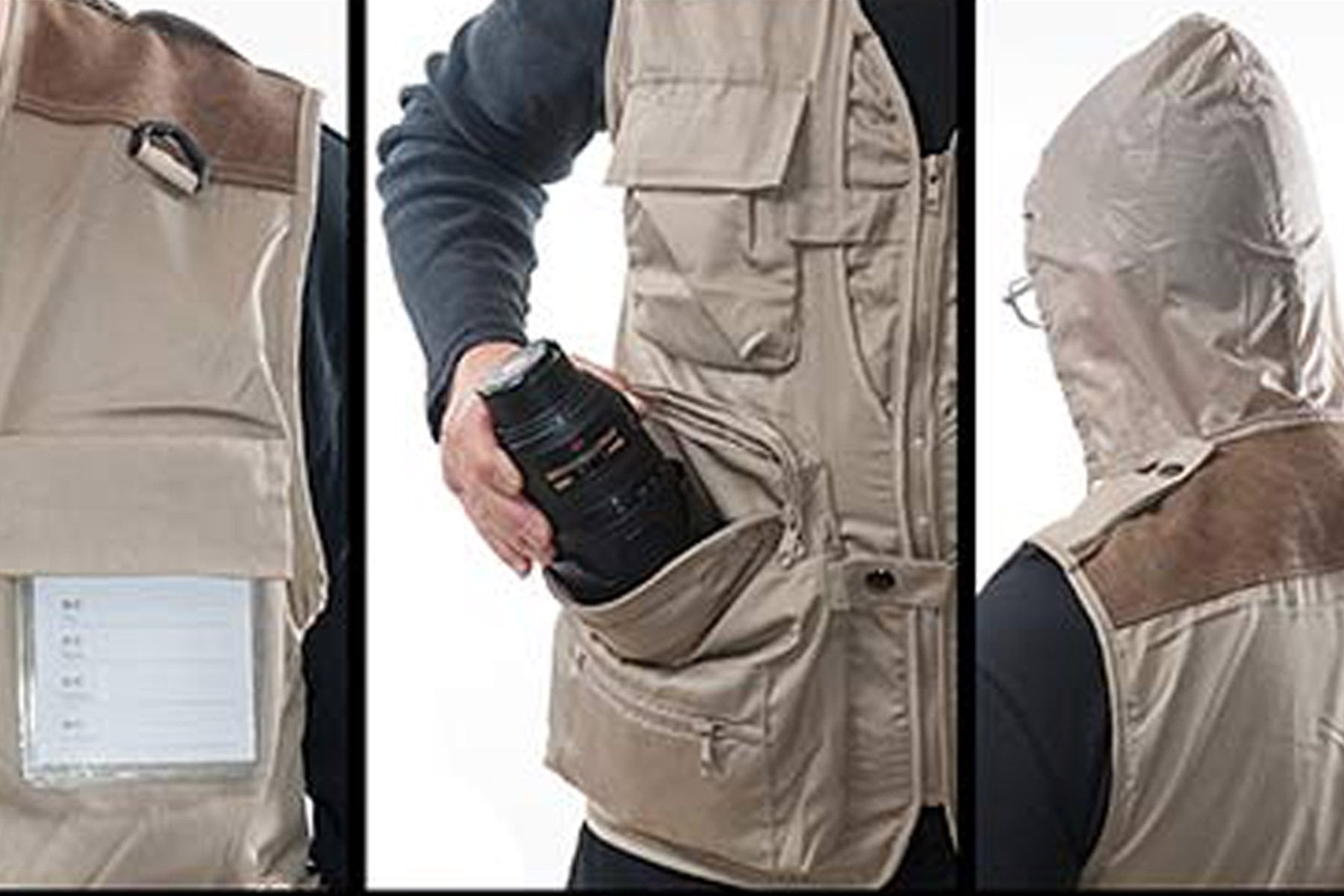 Just Photographers Shooting Vest - Beige - Medium